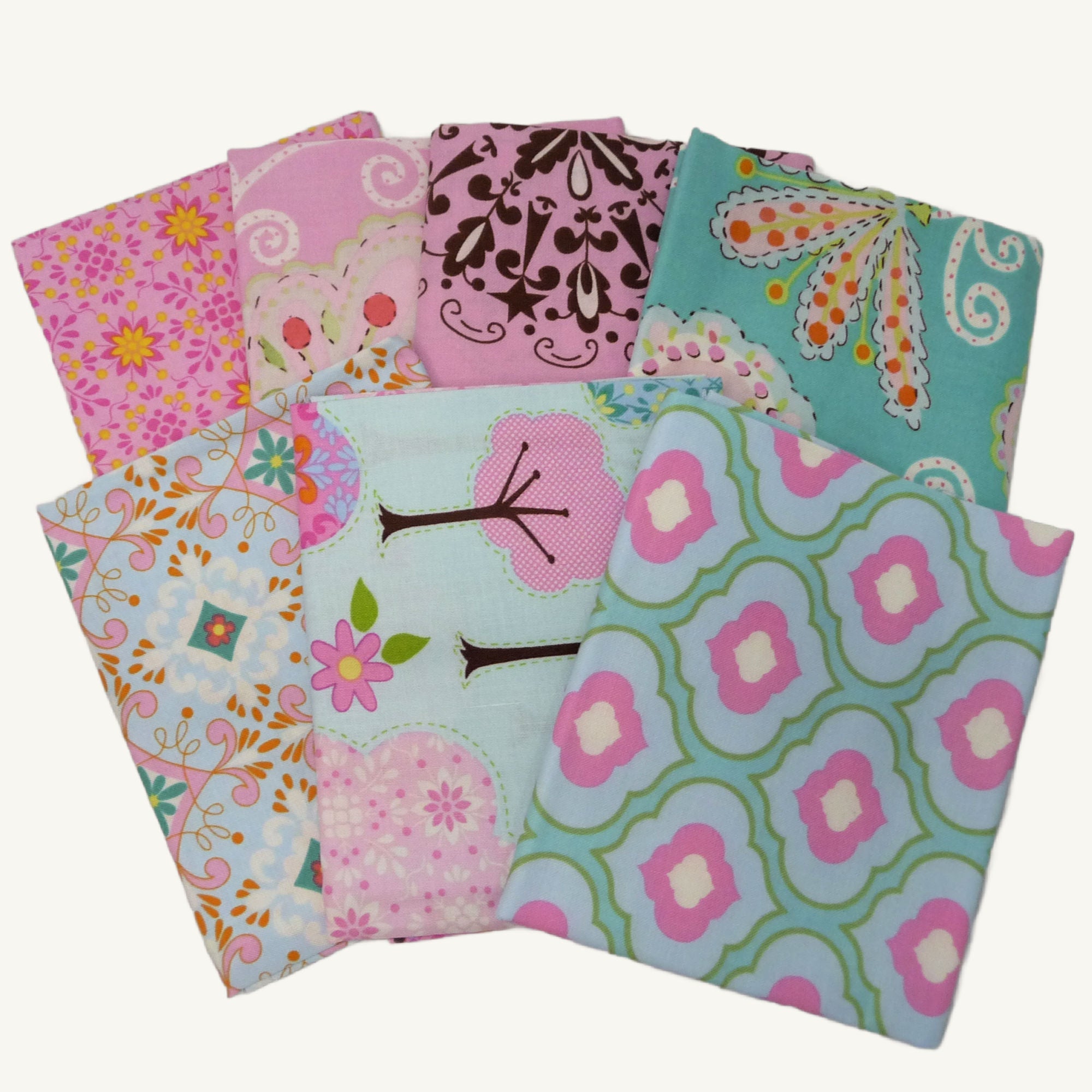 Pretty Little Things Fat Quarter Bundle by Dena Designs – Free Spirit Fabrics (24 Fabrics)