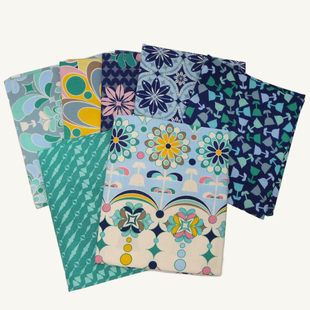 Grand Hotel Fat Quarter Bundle by Jenean Morrison – Free Spirit Fabrics (22 Fabrics)